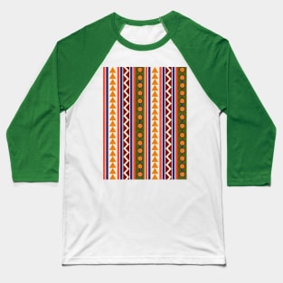 Background. Aztec Pattern Baseball T-Shirt